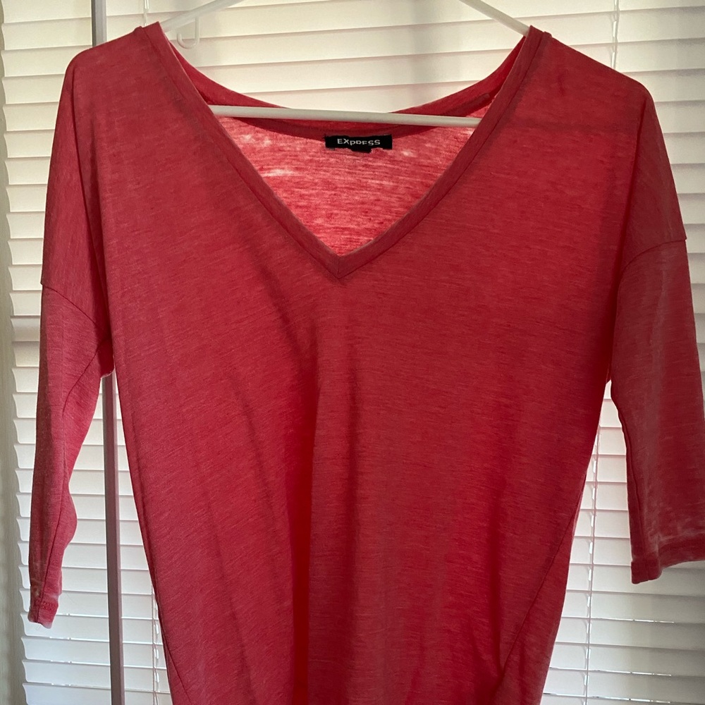 Express v-neck tee